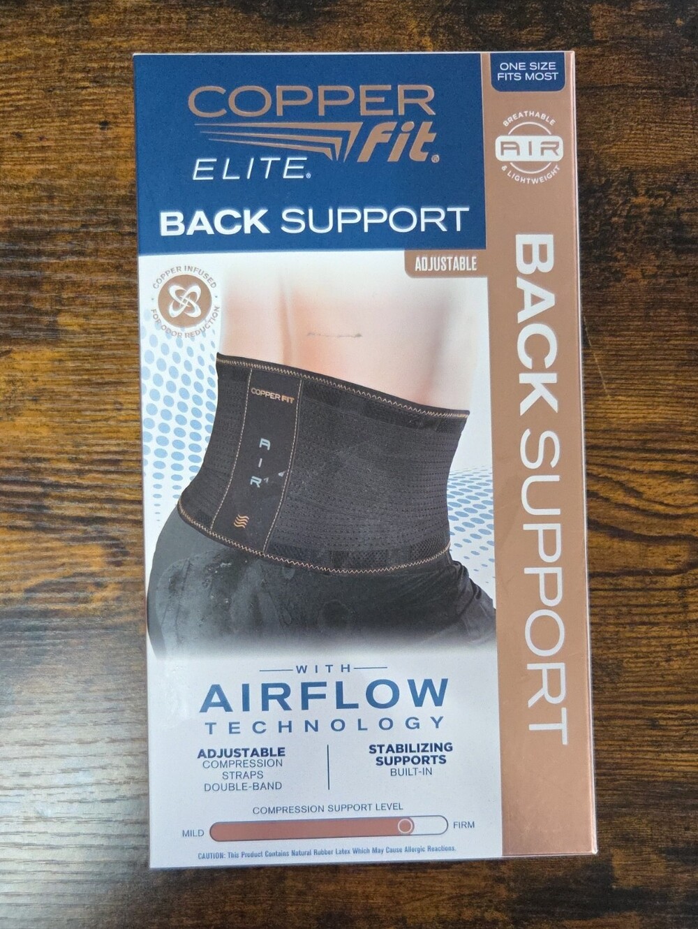 Cooper Fit Elite Back Support Belt - Black Adjustable